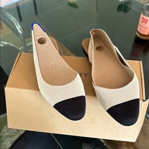 Rothy’s Slingback in “Conch Captoe”